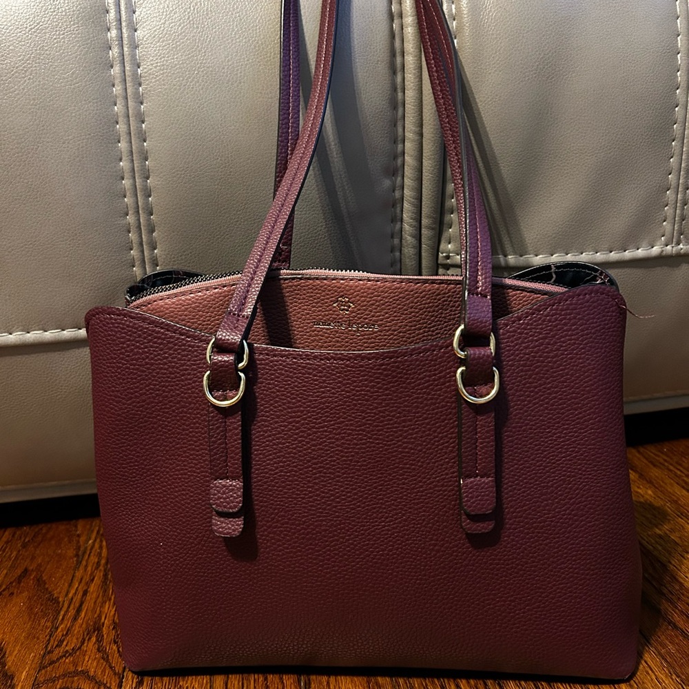 Nanette Lepore Burgundy Shoulder Bag